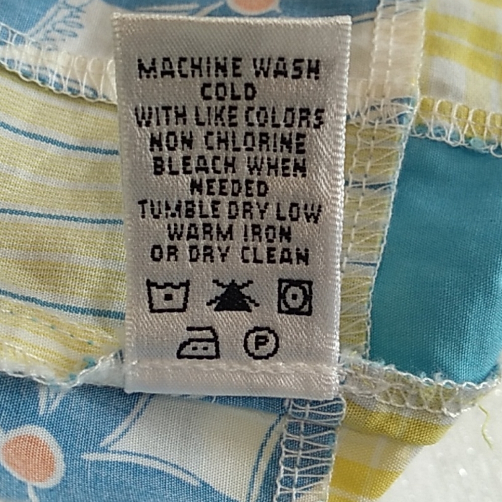 100% Cotton Lightweight Patchwork Shorts - image 4